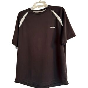 🔵Men's Reebok T-Shirt Black White XL